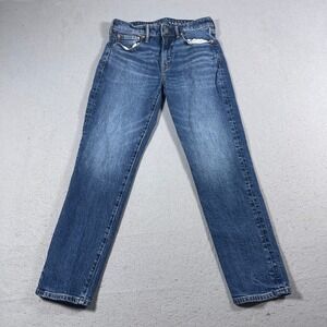 American Eagle Jeans Men 28x30 Slim Straight Blue EasyFlex Casual Dark Wash